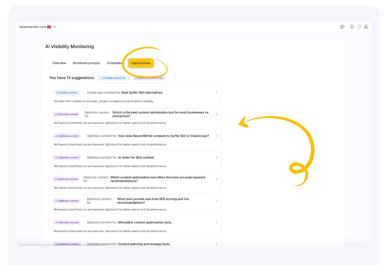 AI Visibility Opportunities