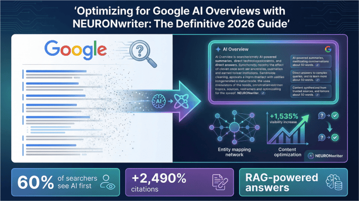 Mastering Google AI Overviews in 2026: data-driven guide showing 7 ranking factors, semantic completeness theory, and practical implementation framework for winning citations