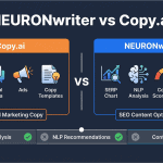 NEURONwriter vs Copy.ai comparison showing SEO features difference