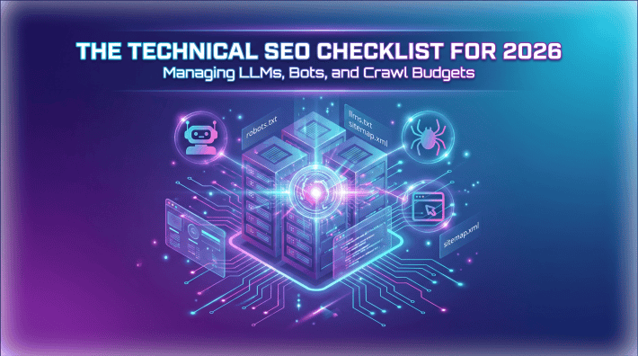 Technical SEO Checklist 2026: Managing LLMs, Bots, and Crawl Budgets