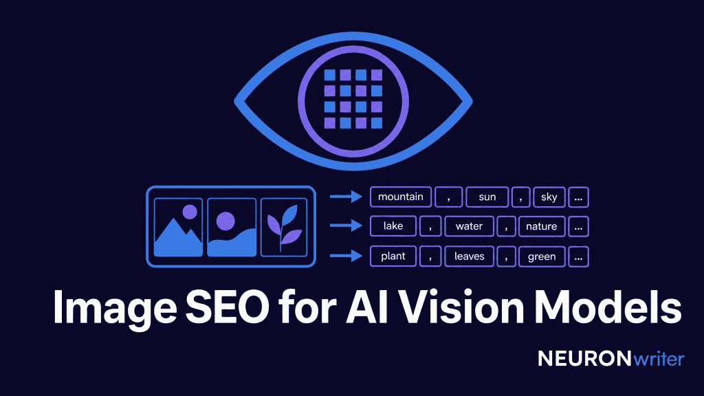 A minimalist illustration of a glowing eye scanning a grid of image tokens, representing AI vision models parsing visuals.