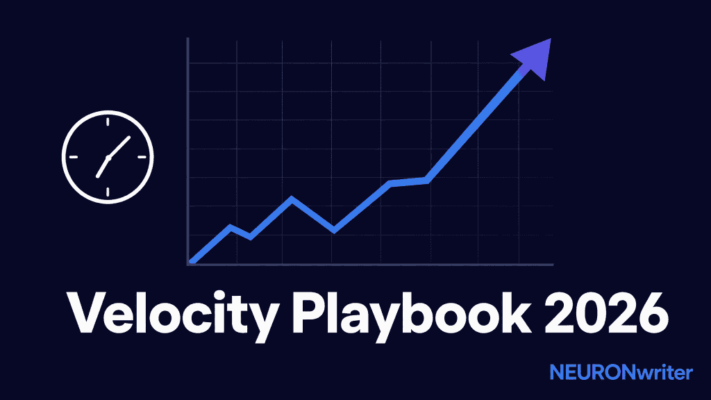 A minimalist illustration of a rising trend line on a grid, representing search velocity and real-time content creation.