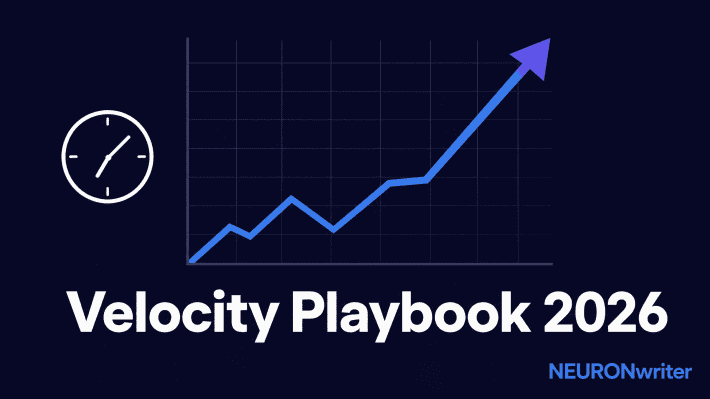 A minimalist illustration of a rising trend line on a grid, representing search velocity and real-time content creation.