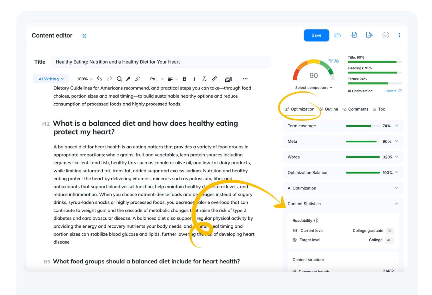Readability Navigation