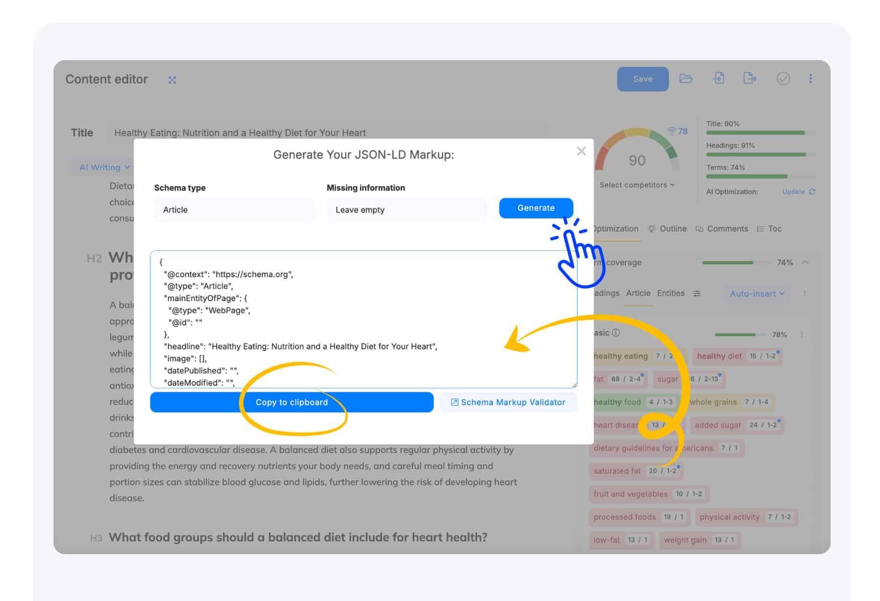 Schema Markup Generation