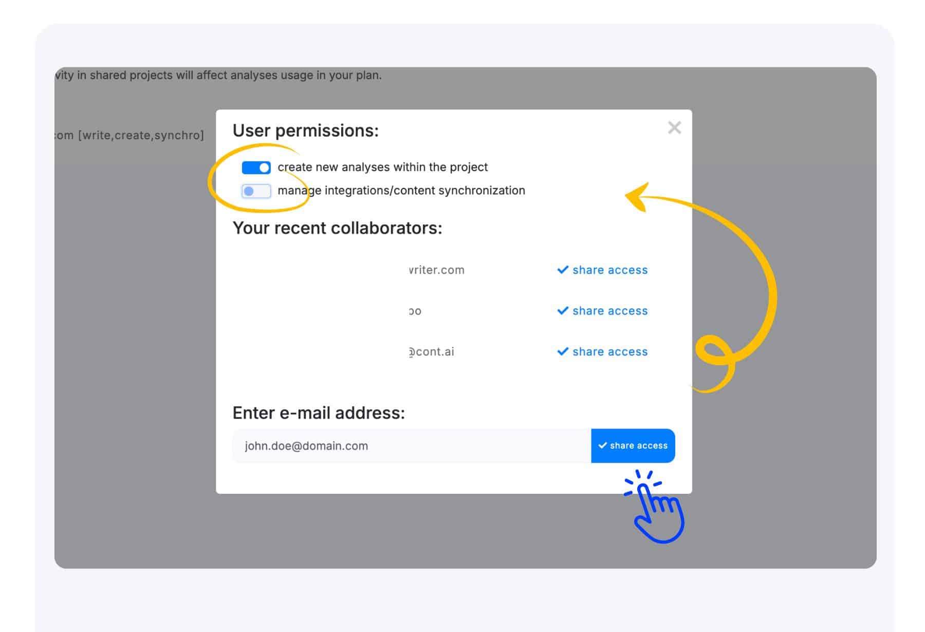 Team Member User Permissions