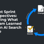 Content Sprint Retrospectives: Capturing What the Team Learned After an AI Search Update — NEURONwriter featured infographic